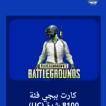  كارت ببجي فئة 8100 شدة (UC)