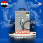 كيبل تايبسي - ايفون شحن سريع  كتان م. FOX TECH