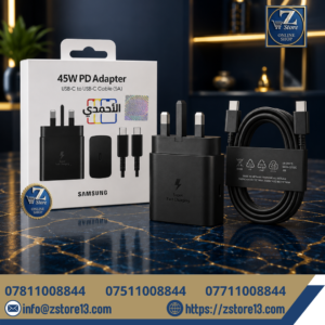 شاحنة سامسونج الأصلي بقوة 45W مع كيبل 5A سريع (USB-TC)