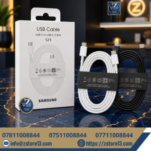 كيبل شحن سريع سامسونج الأصلي (USB-C to USB-C) بطول 1.8 متر