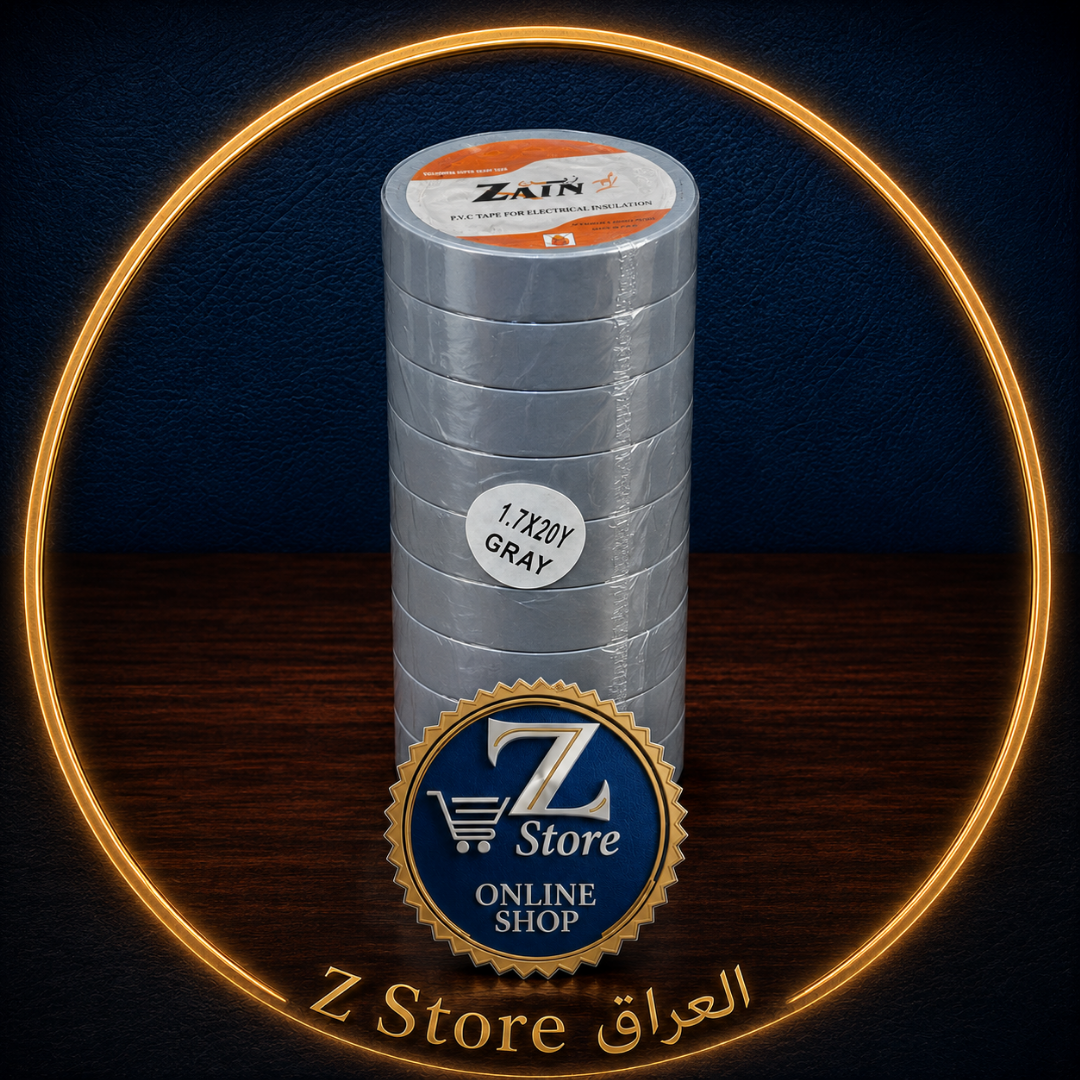 تيب حراري عازل كهربائي ZAIN 1.7×20 ياردة