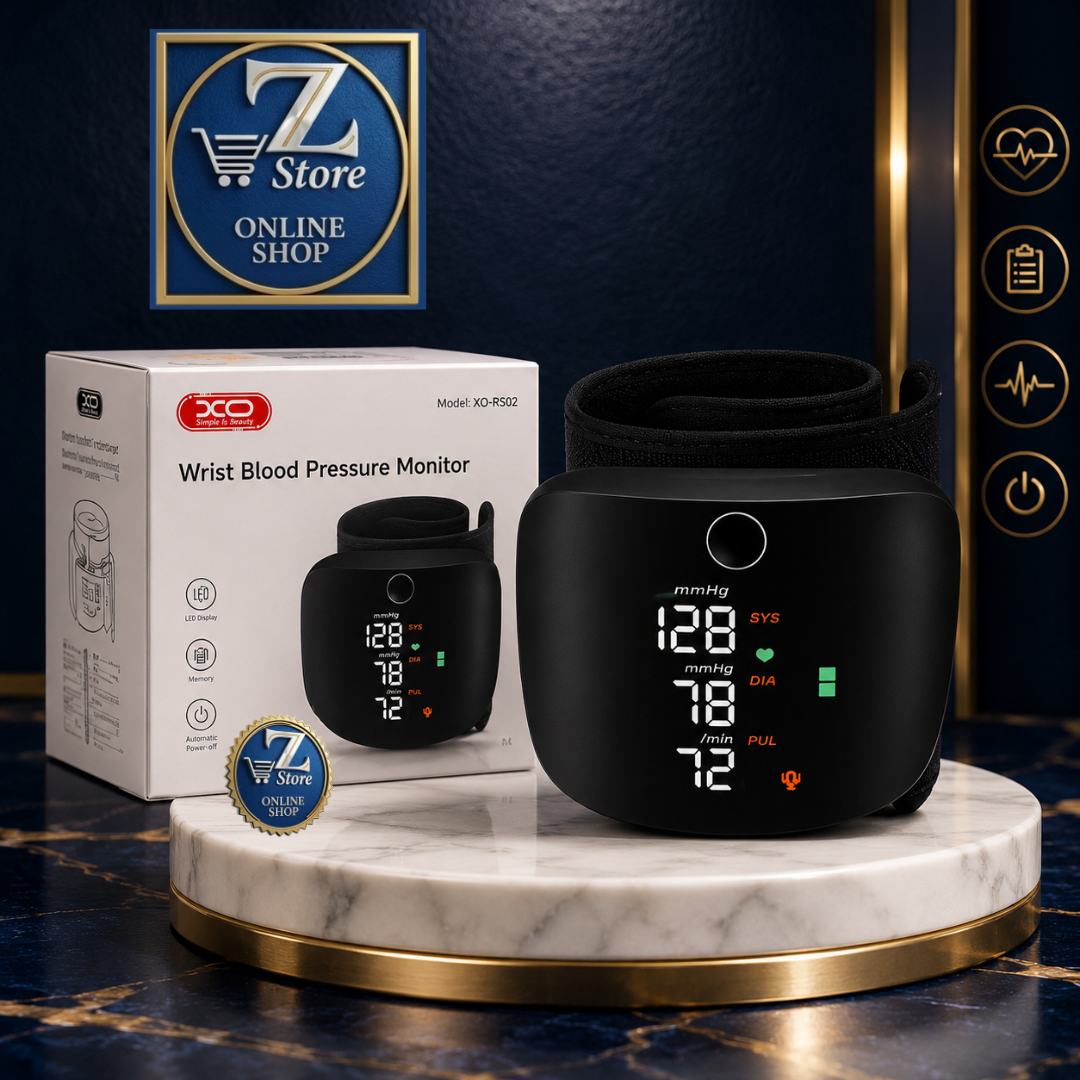 جهاز قياس ضغط الدم الرقمي للمعصم ذكي ودقيق من XO - Wrist Blood Pressure Monitor (XO-RS02)