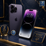 هاتف آيفون 14 برو (iPhone 14 Pro) سعة 256GB اللون البنفسجي العميق (Deep Purple) - حالة ممتازة بلادي عربي (صحة البطارية 87%)
