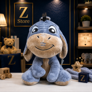 دب لعبة محشو ناعم ولطيف لشخصية الحمار الضاحك Eeyore / Donkey Plush Toy - خامة قطنية فائقة النعومة هدايا وألعاب أطفال فاخرة